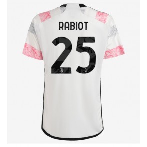 Juventus Adrien Rabiot #25 Koszulka Wyjazdowych 2023-24 Krótki Rękaw